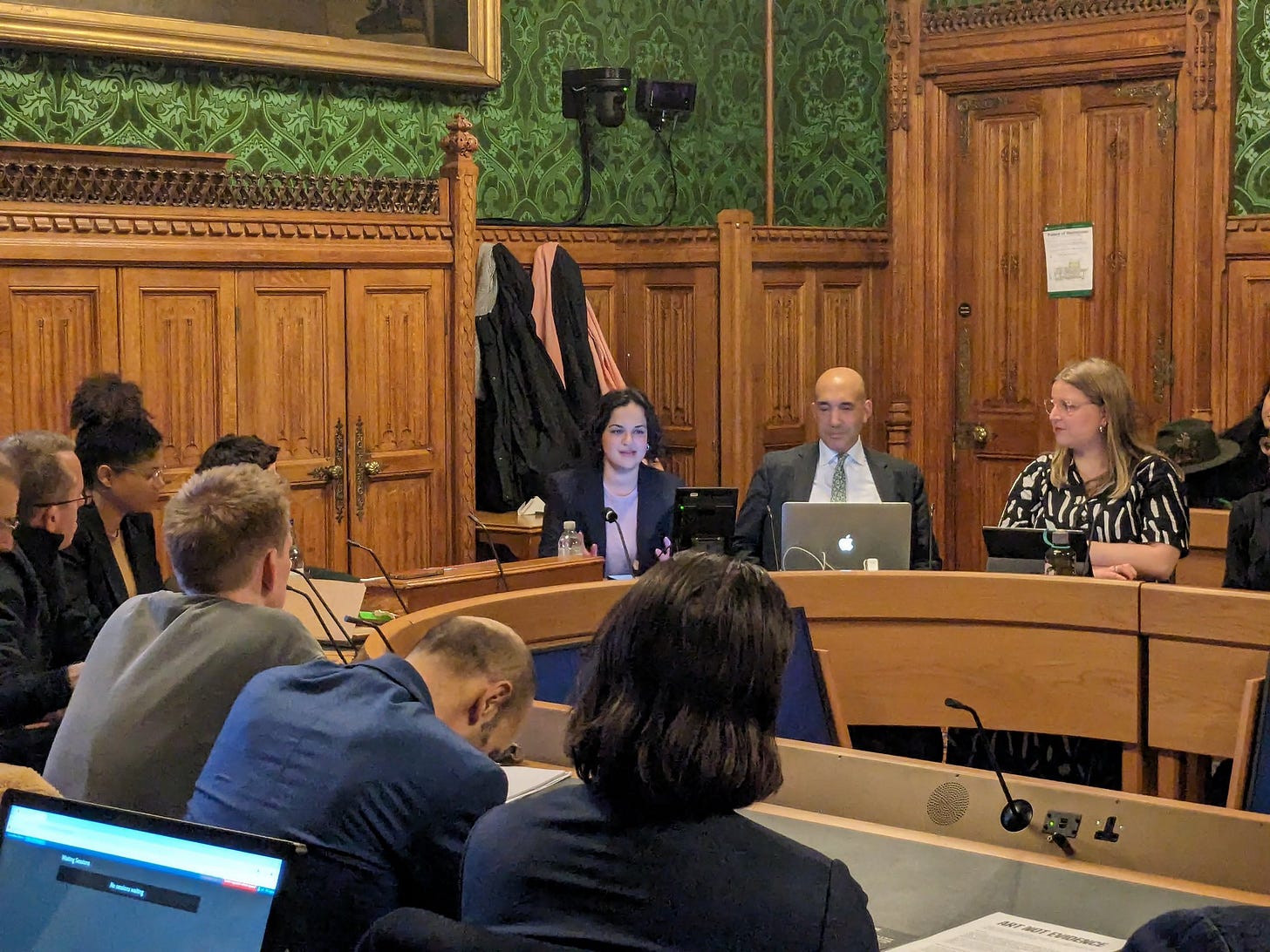 Nadia Whittome MP speaking at the launch in Parliament