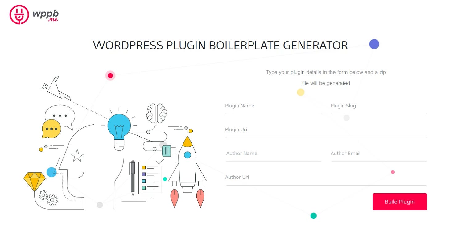 Boilerplate wppb home page.
