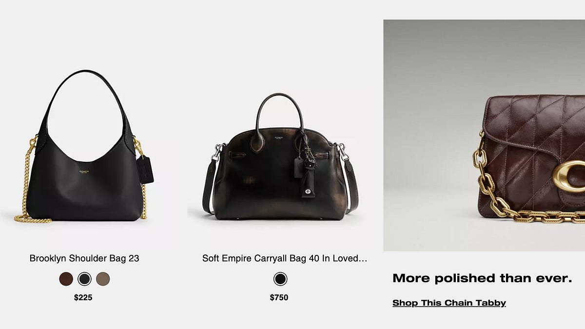 Tariffs Are Coming for Coach But Accessible Luxury Will Still Reign Tariffs Are Coming for Coach But Accessible Luxury Will Still Reign
