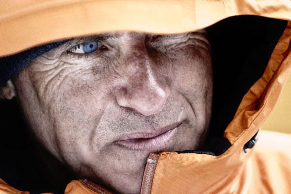 Guy Lacelle, a climber that improved as he aged, by accepting new developments. | Image source from Gripped Magazine, unattributed. Photographer is probably Brian Goldstone.