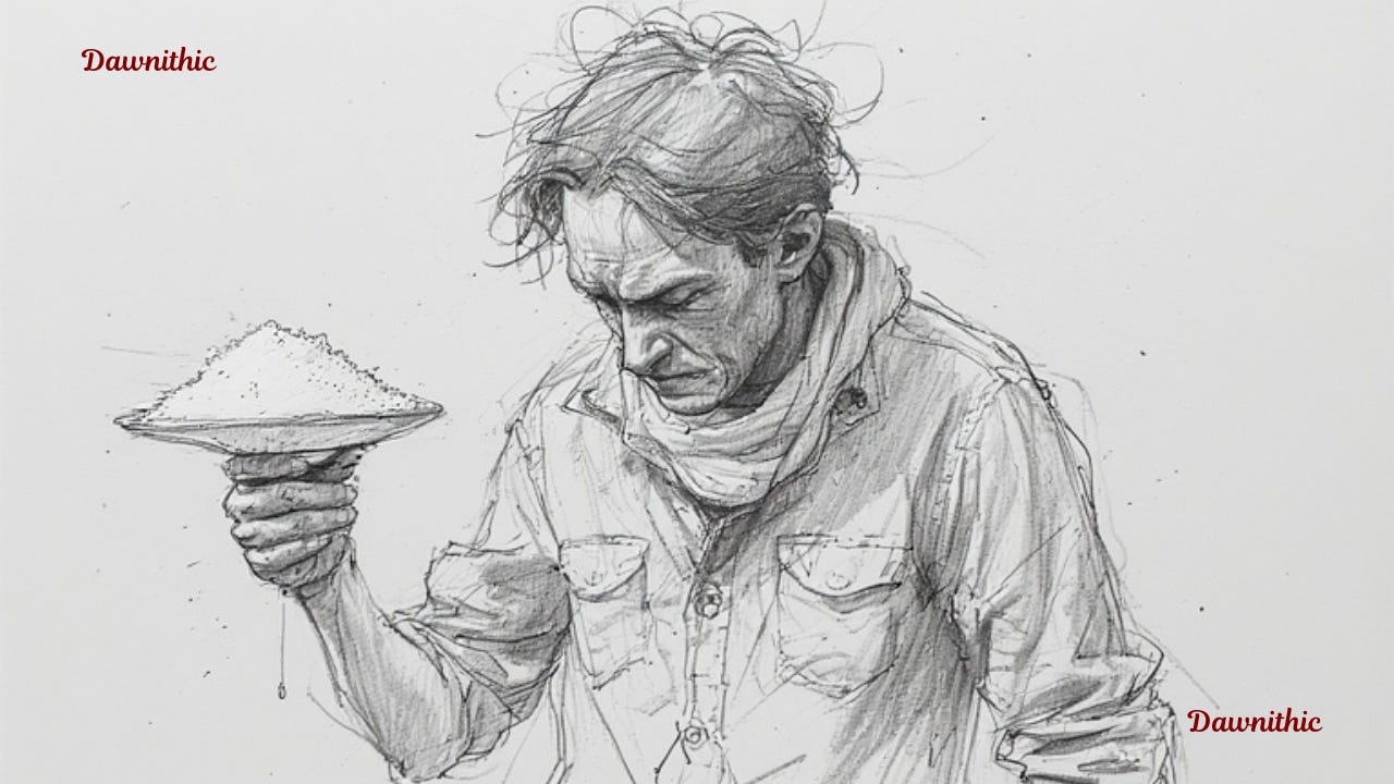 a_man_is_showing_sugar_in_his_hand