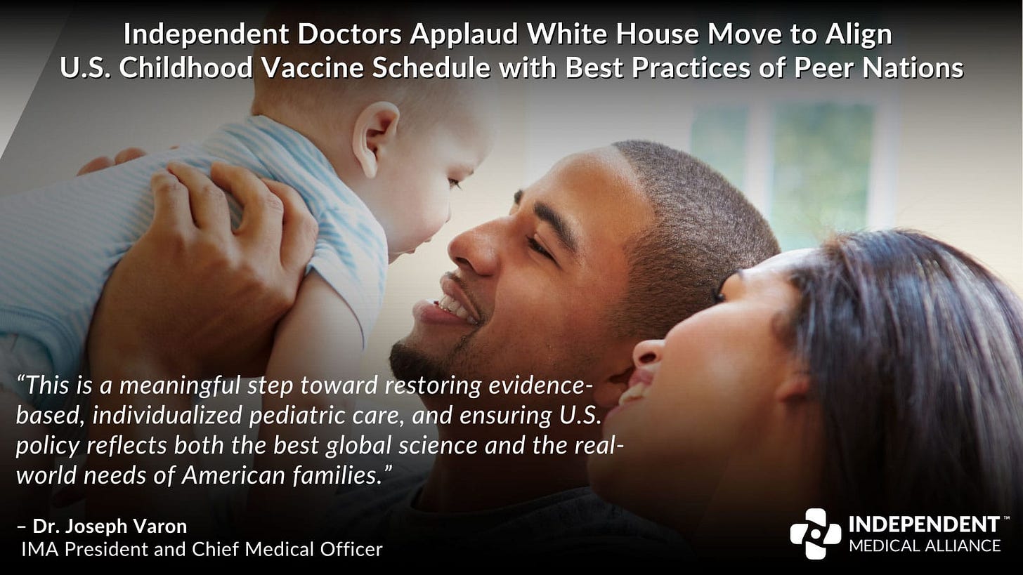 independent doctors applaud vaccine schedule changes
