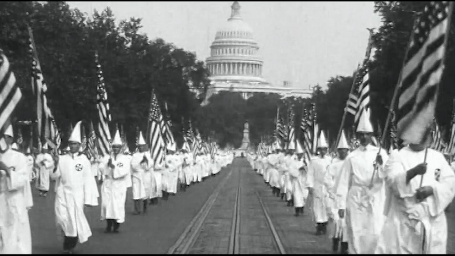 KKK held massive parade in the heart of D.C. in 1925