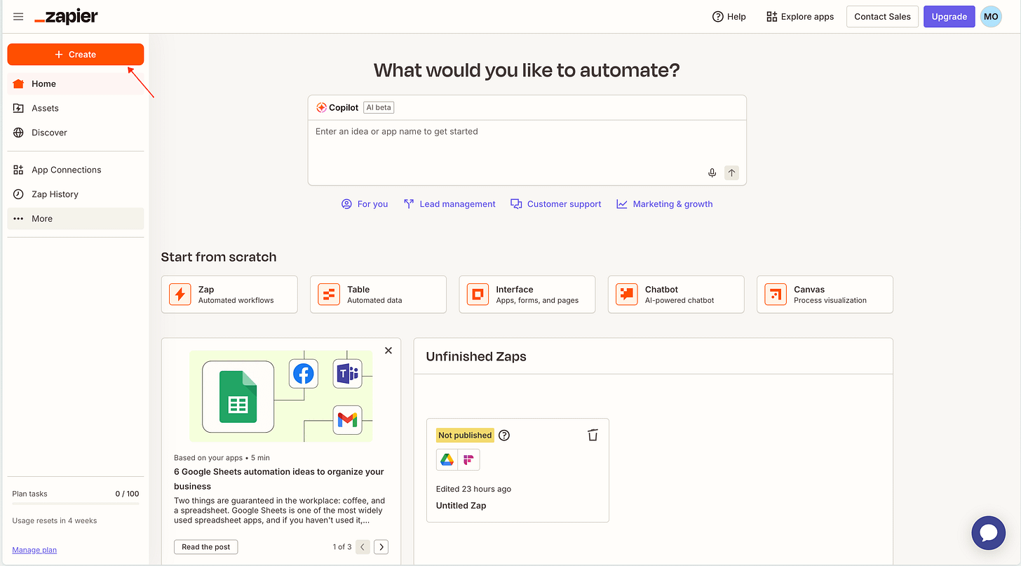 How I built an AI agent with Zapier - by Martha