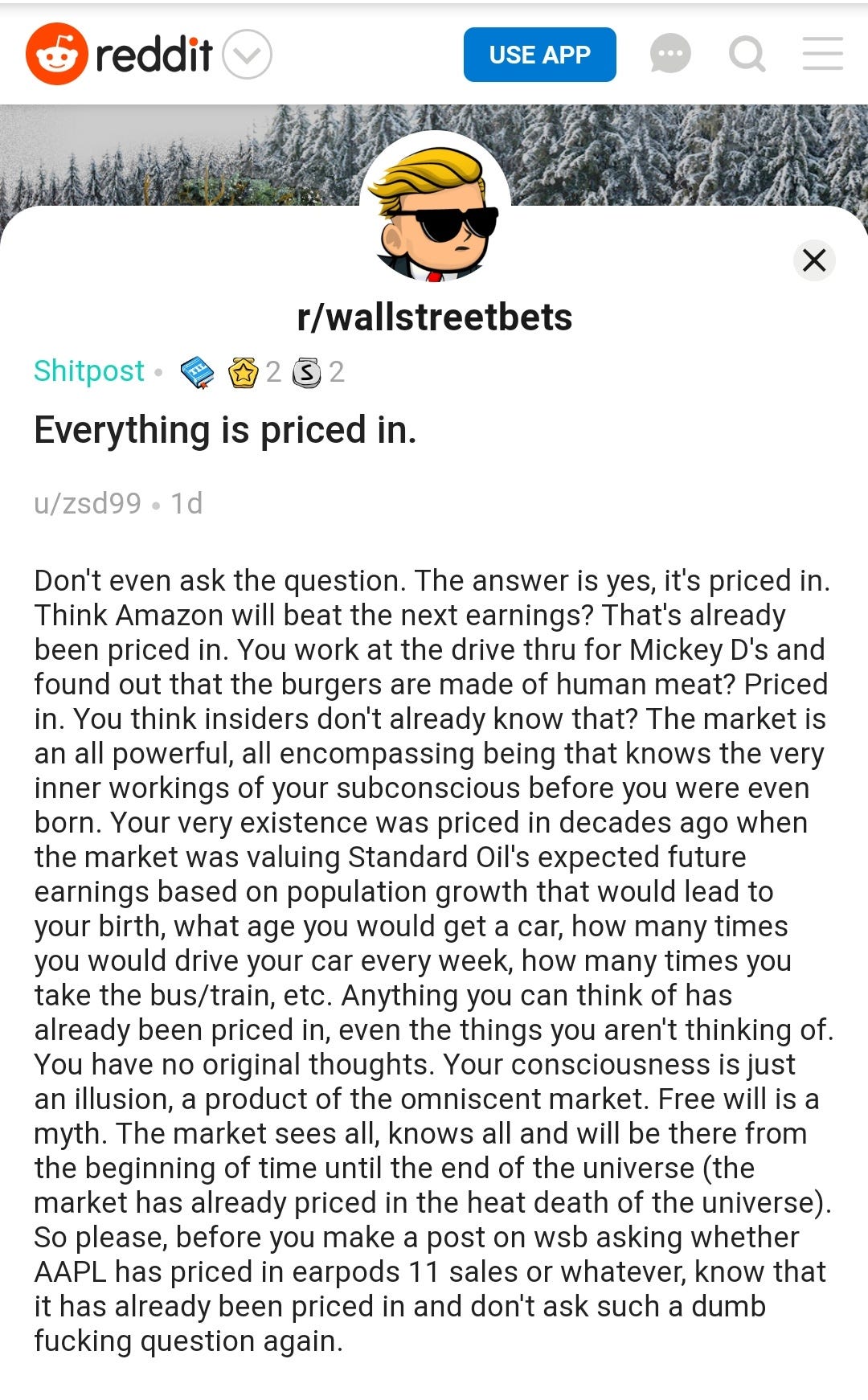 Everything is priced in – Alpha Ideas Everything is priced in – Alpha Ideas