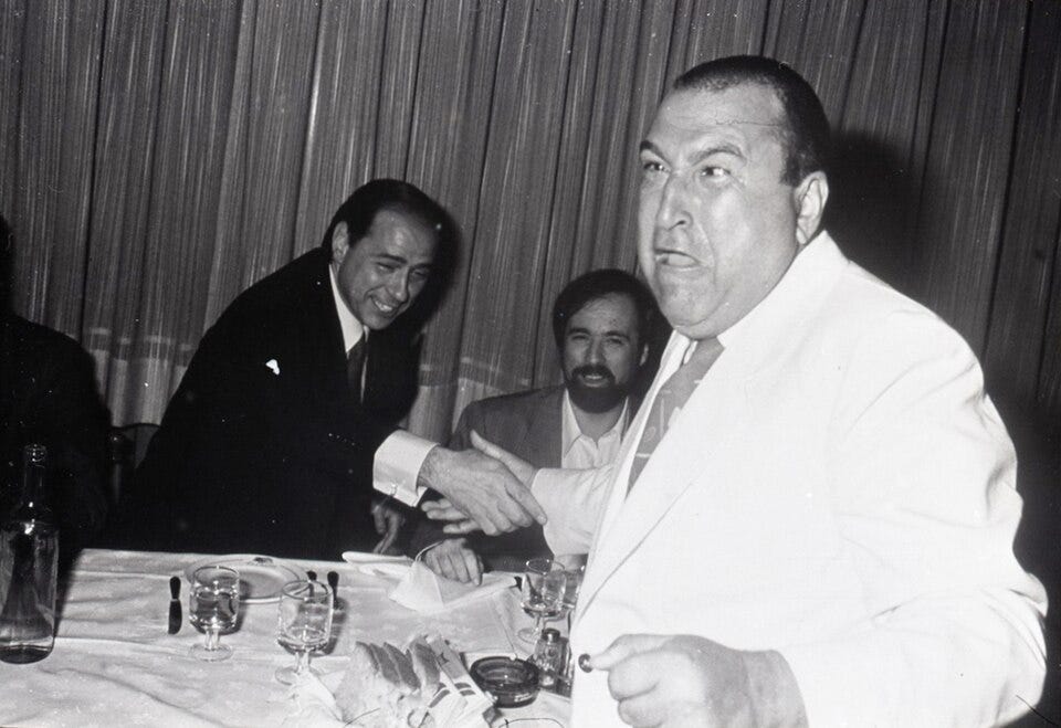 silvio berlusconi e jimmy il fenomeno