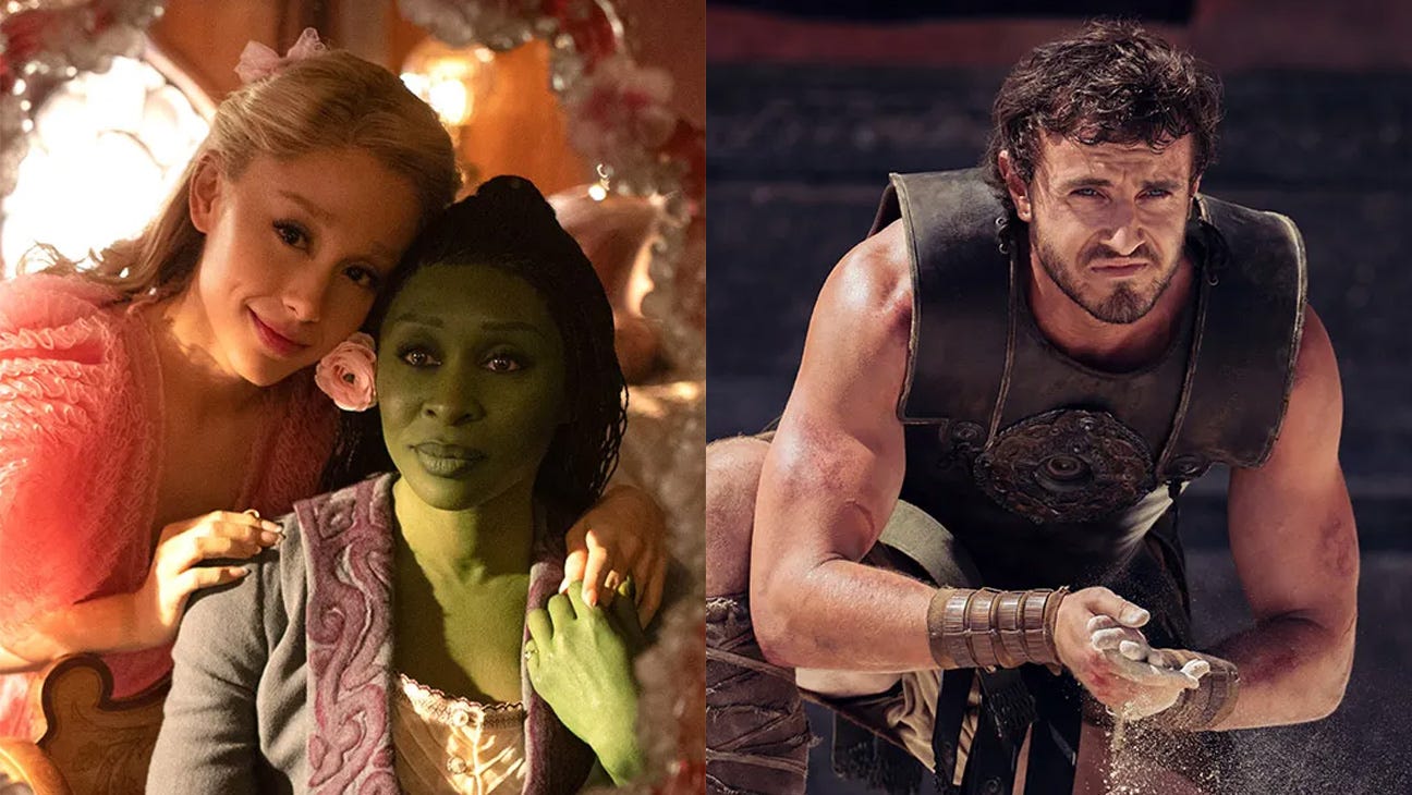 Wicked II,' 'Gladiator II' Tracking for Big Box Office Openings