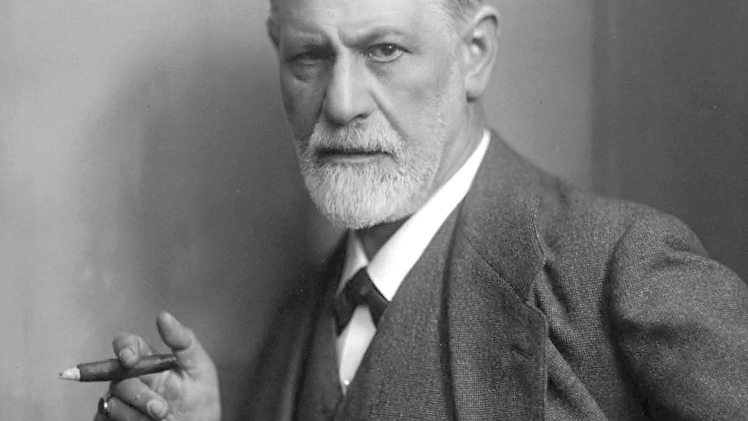 Sigmund Freud, circa 1921.