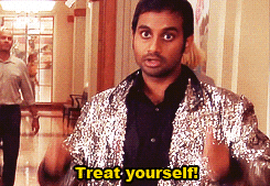 treat yourself parks and recreation GIF treat yourself parks and recreation GIF