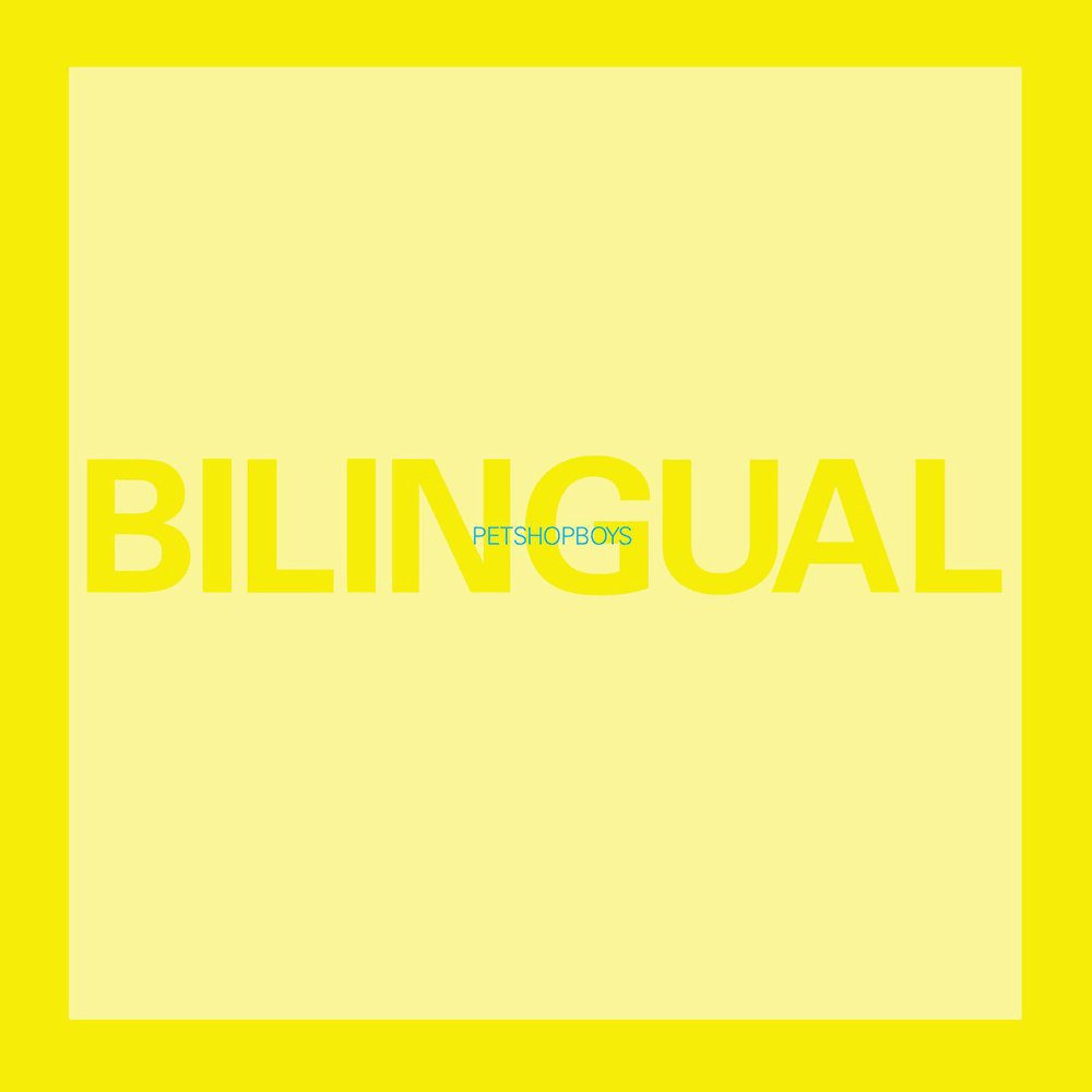 Pet Shop Boys "Bilingual" album art Pet Shop Boys "Bilingual" album art