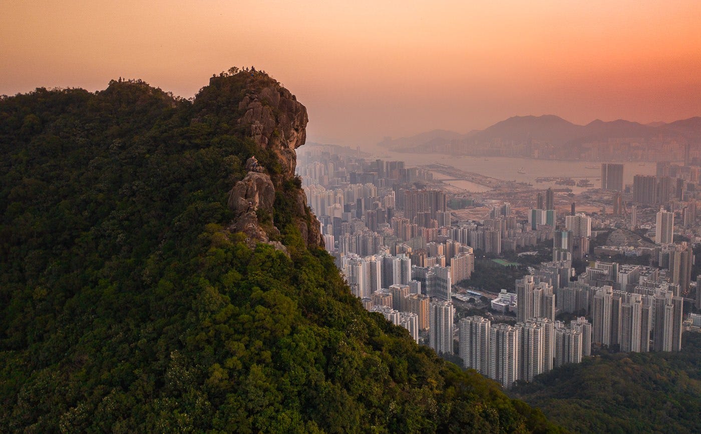 Hiking the Lion Rock Trail in Hong Kong
