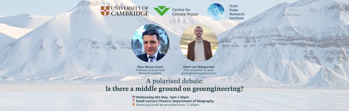 A Polarised Debate: Is There a Middle Ground on Geoengineering?