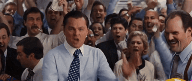 The 25 Best GIFS From The Wolf Of Wall Street! | Chrome Music