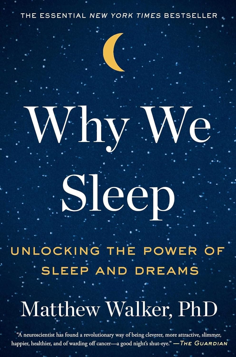 Image of Why We Sleep book cover