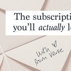 Subscriptions 💌