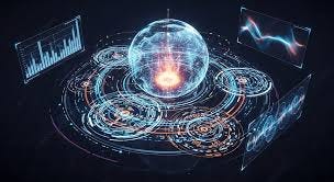 Futuristic Holographic Interface With Advanced Data Visualizations ...