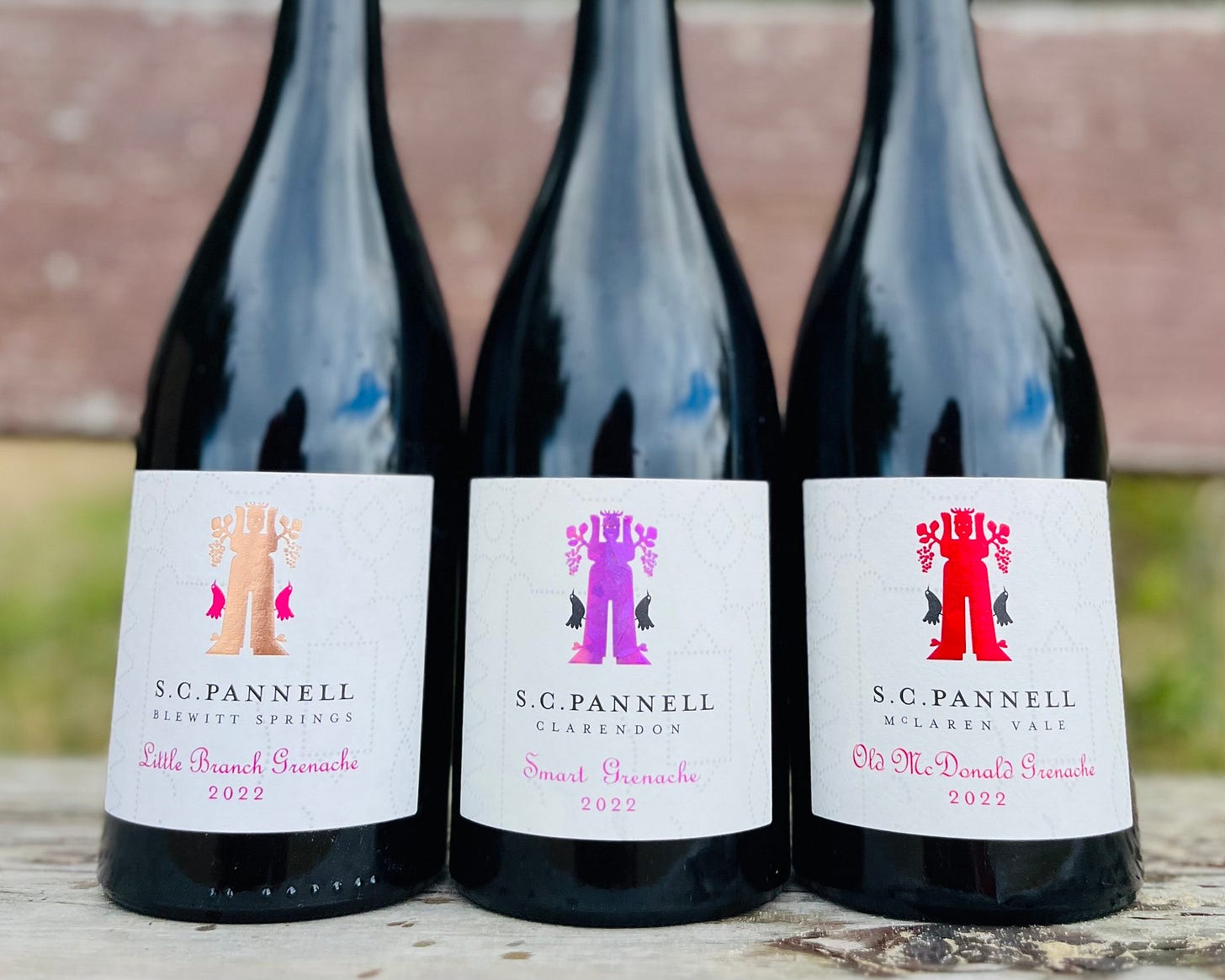 Stephen Pannell's 2022 Grenache wines