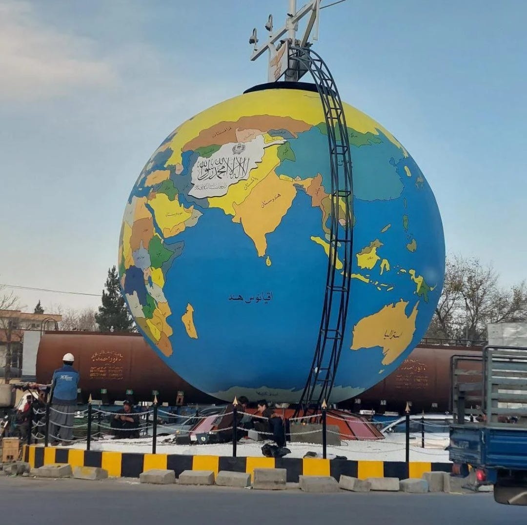 r/MapPorn - Taliban government has inaugurated World globe with distorted Indian map in Kabul. r/MapPorn - Taliban government has inaugurated World globe with distorted Indian map in Kabul.