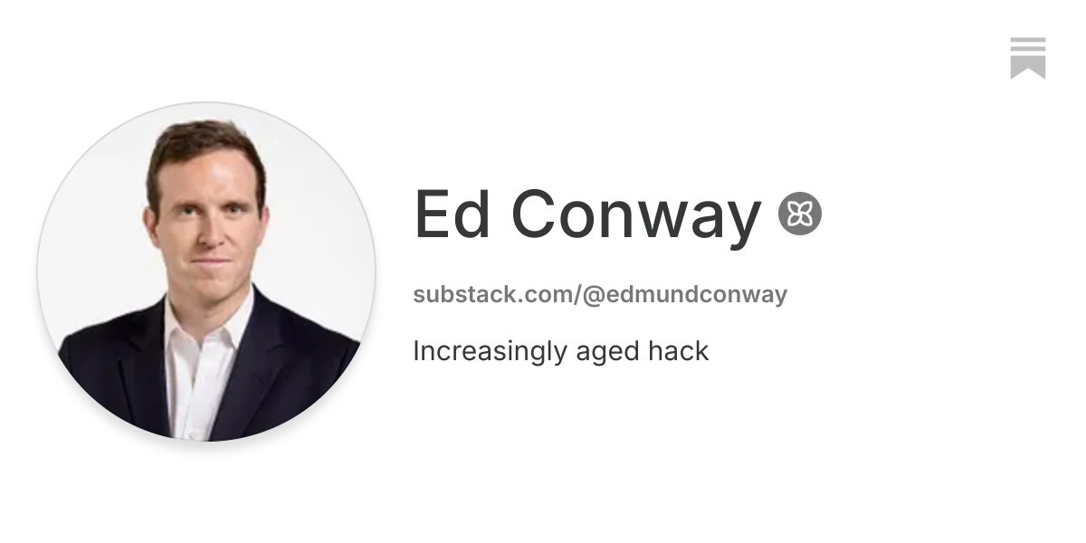 Ed Conway | Substack