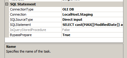 Execute SQL Statement SSIS Execute SQL Statement SSIS
