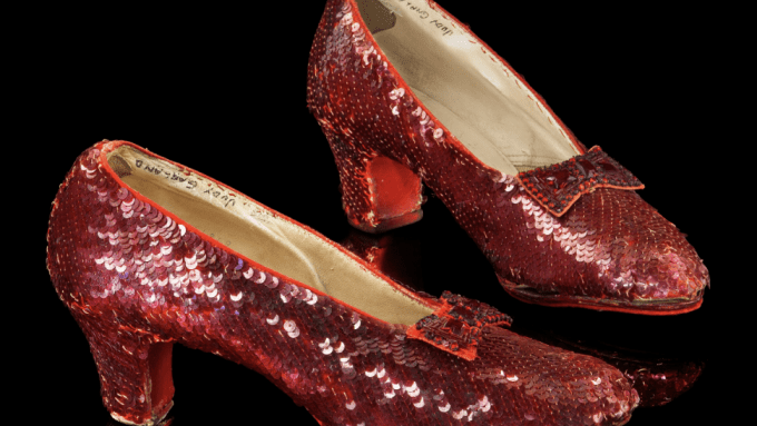 The Ruby Slippers of 'The Wizard of Oz'