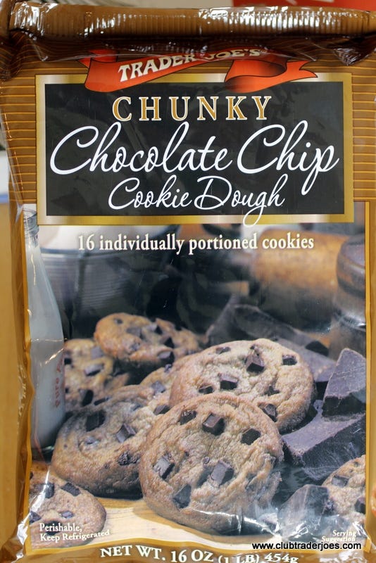 Trader Joe's Chunky Chocolate Chip Cookie dough Trader Joe's Chunky Chocolate Chip Cookie dough