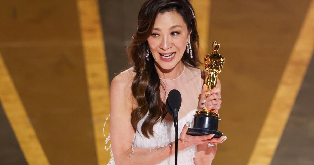 Read Michelle Yeoh's full Academy Award acceptance speech - Los Angeles  Times