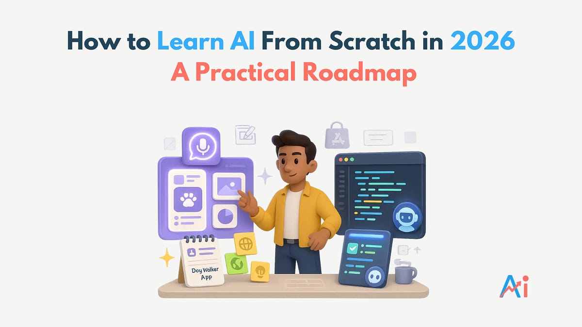 build an ai agent from scratch in 2026 (python... How to Learn AI From Scratch in 2026: A Practical Roadmap