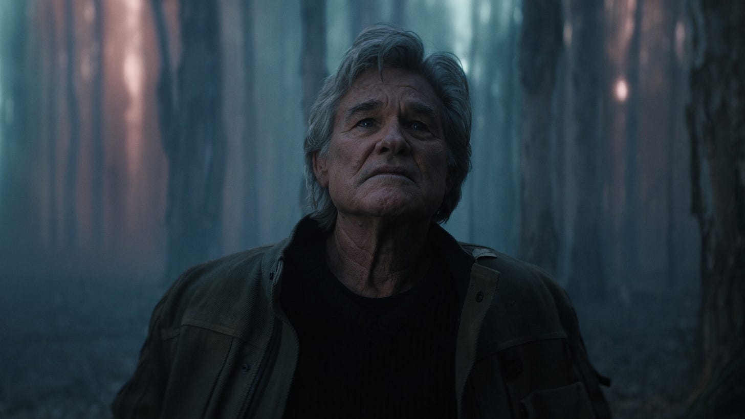 Kurt Russell as Shaw in Axis Mundi in Monarch season 2. Kurt Russell as Shaw in Axis Mundi in Monarch season 2.
