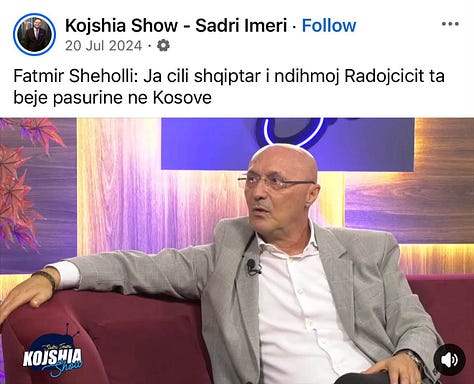 Fatmir Sheholli në folenë e tij 'Kojshia Show'