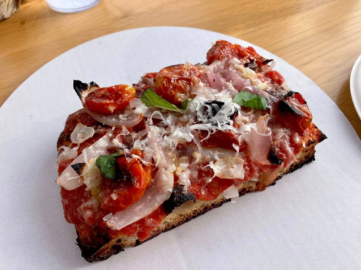 May be an image of rye bread and pizza