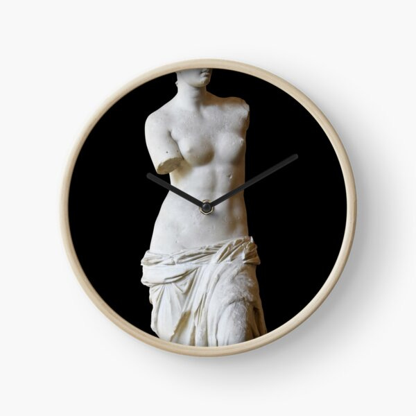 Venus de Milo" Clock for Sale by lefterisbetsis | Redbubble