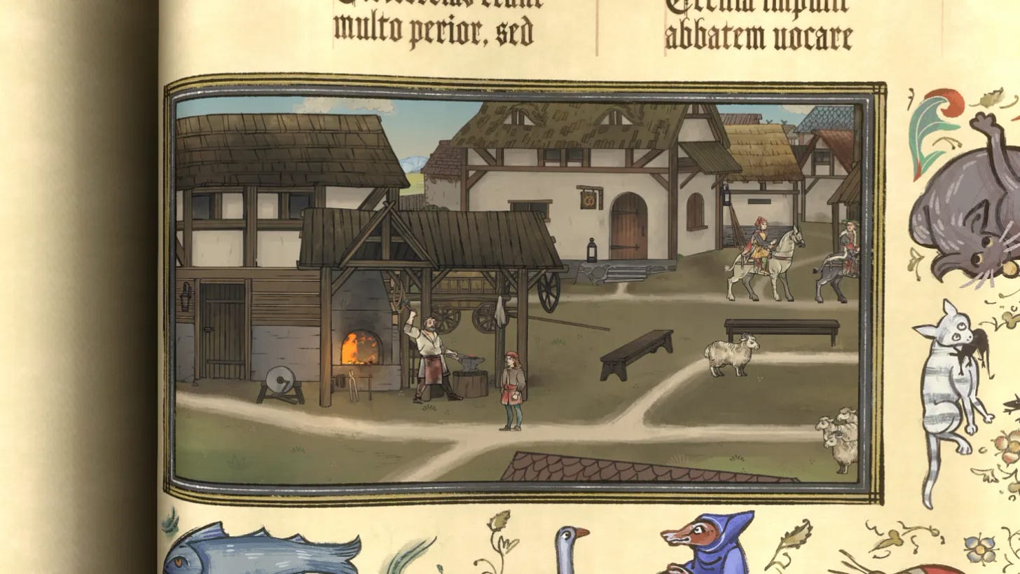 Pentiment Review - Quill Power - Game Informer