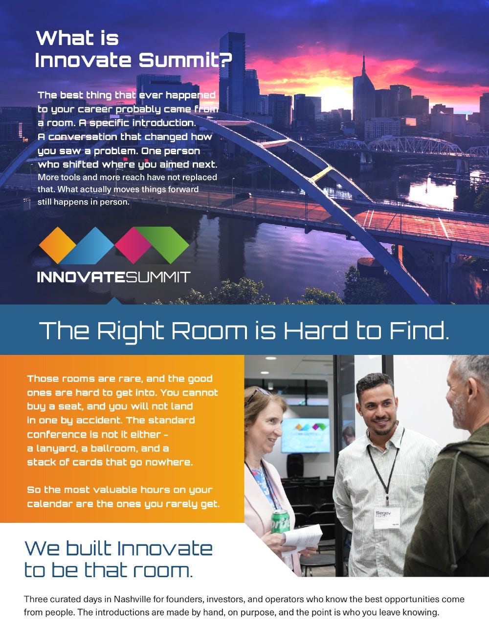 What is Innovate Summit all about? What is Innovate Summit all about?