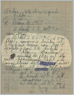 A piece of paper with writing

Description automatically generated