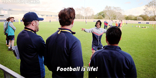 Energy burst : tedlassogif:“Football is life!” TED LASSO (2020- )