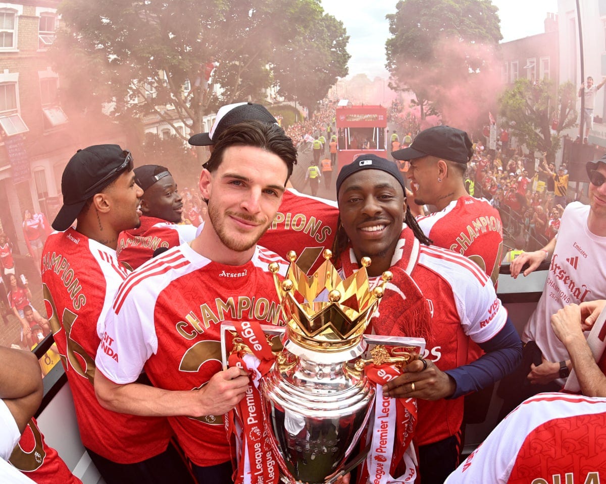 Declan Rice vows Arsenal will 'go even stronger' and 'are coming back for  more' | Arsenal | The Guardian