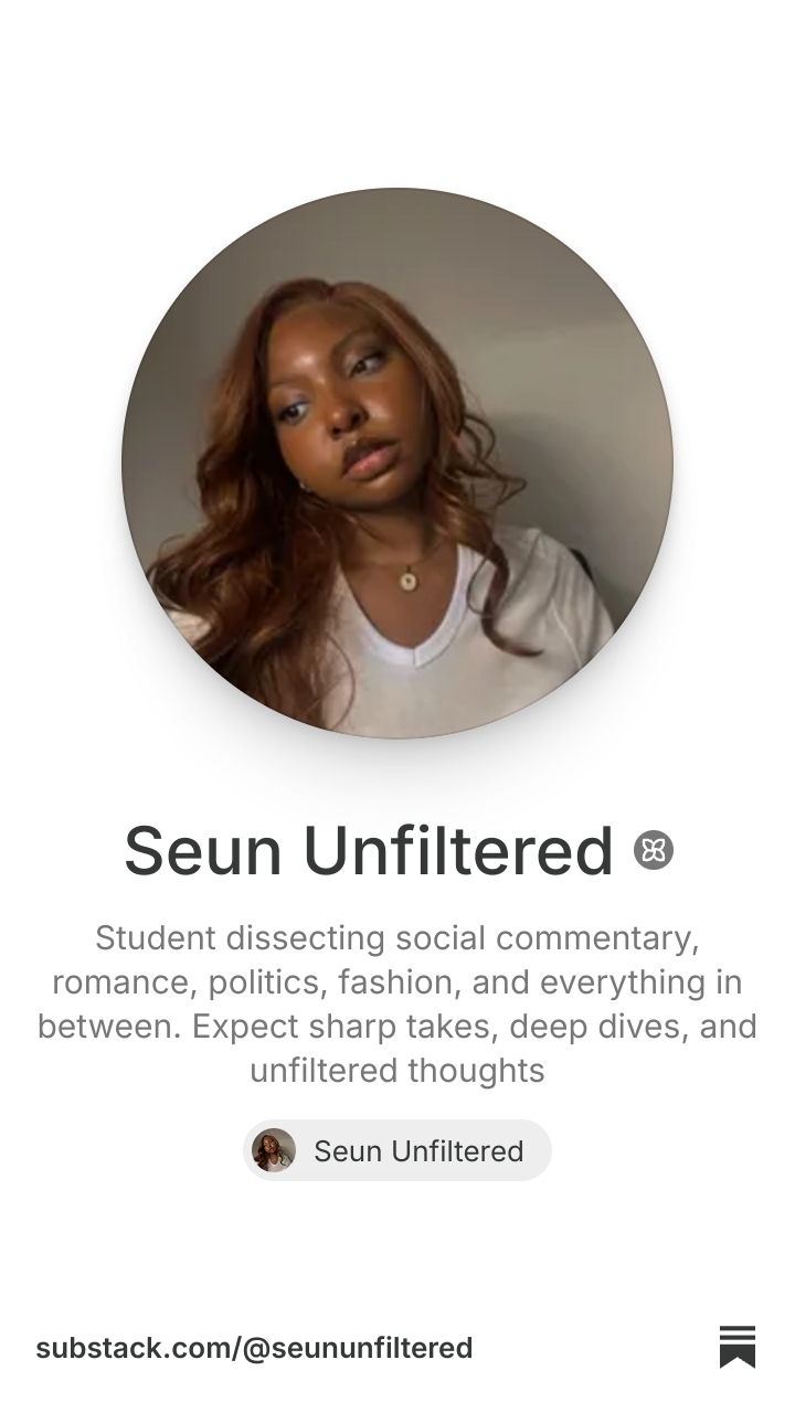 Seun Unfiltered | Substack