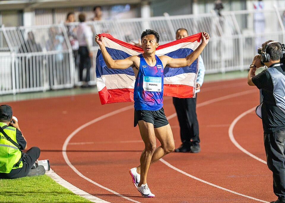 Indonesian sports officials presenting the SEA Games Plus proposal, symbolizing plans to expand the Southeast Asian Games with Australia and New Zealand.