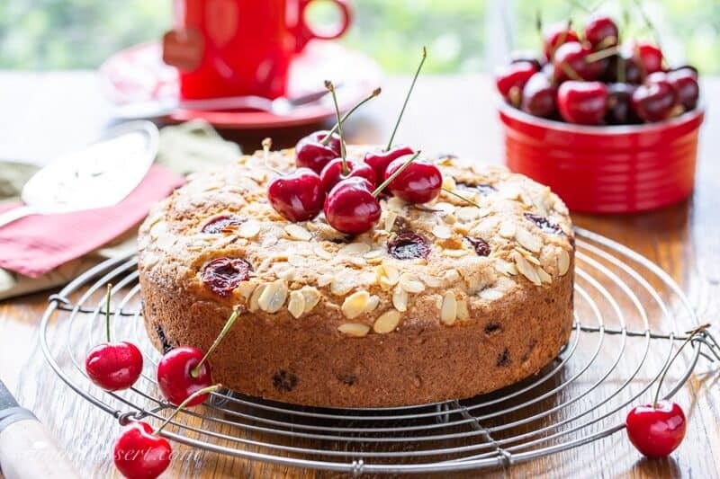 Cherry Almond Breakfast Cake - Saving Room for Dessert Cherry Almond Breakfast Cake - Saving Room for Dessert
