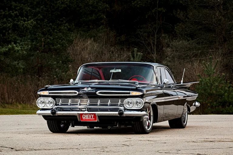 1959 chevrolet impala front view