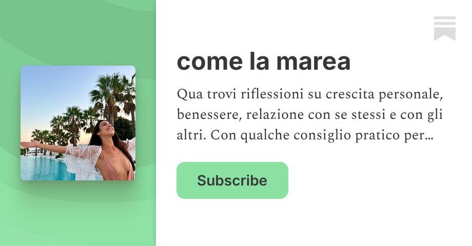 come la marea | Marina Frisenna | Substack