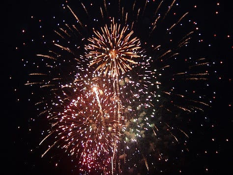 From Neighbor Field to the front yard, we had fireworks in 2005