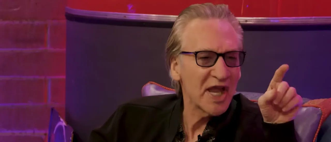 Bill Maher Shares What Makes HIm 'F*cking Hate The Far-Left Assh*les'