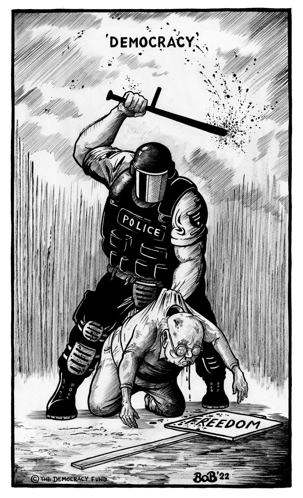 Bob Moran: Democracy vs. Freedom Bob Moran: Democracy vs. Freedom