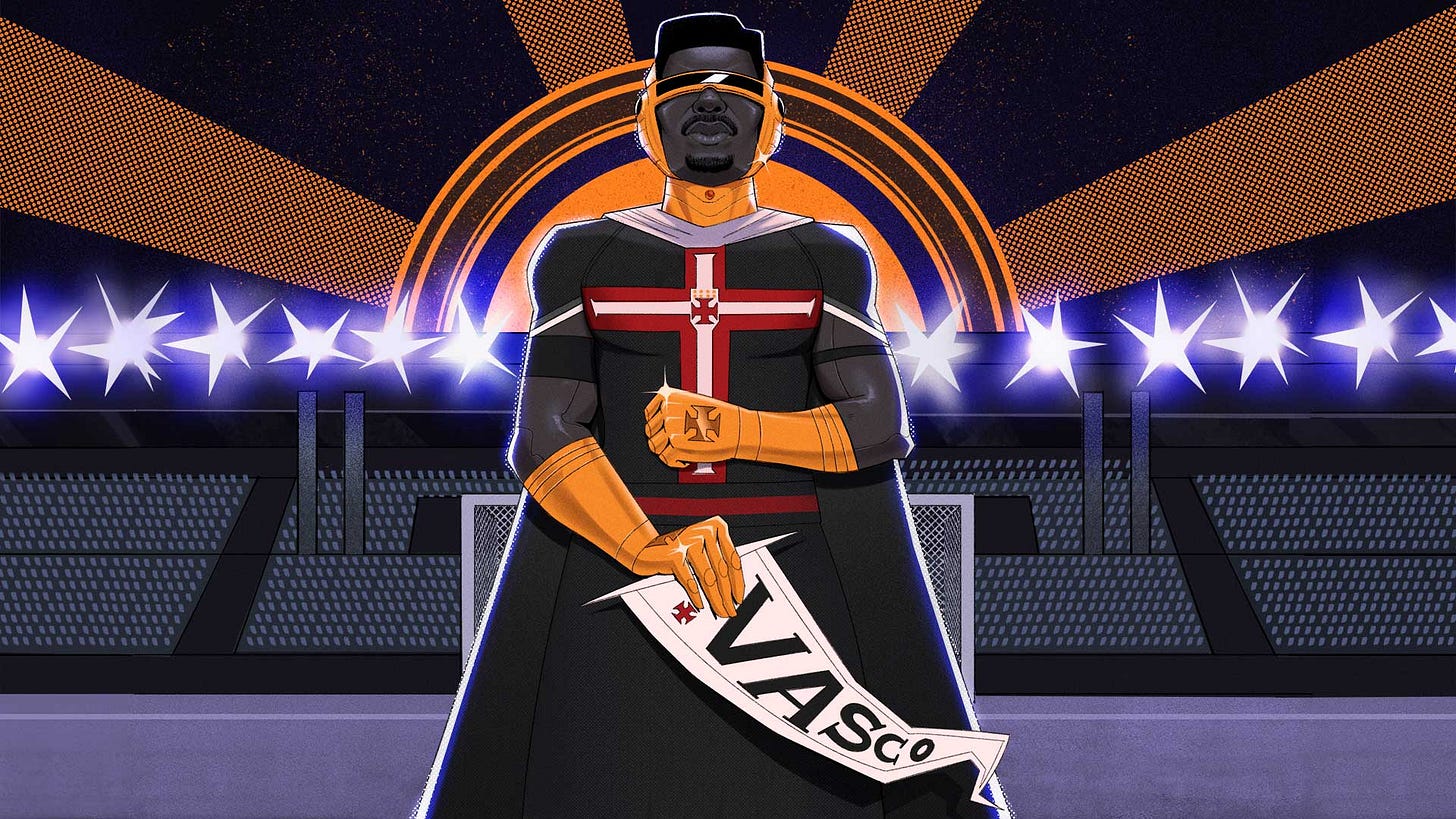 Vasco estreia no universo das NFTs relembrando luta antirracista do clube. (Fonte: Club de Regatas Vasco da Gama/Reprodução)