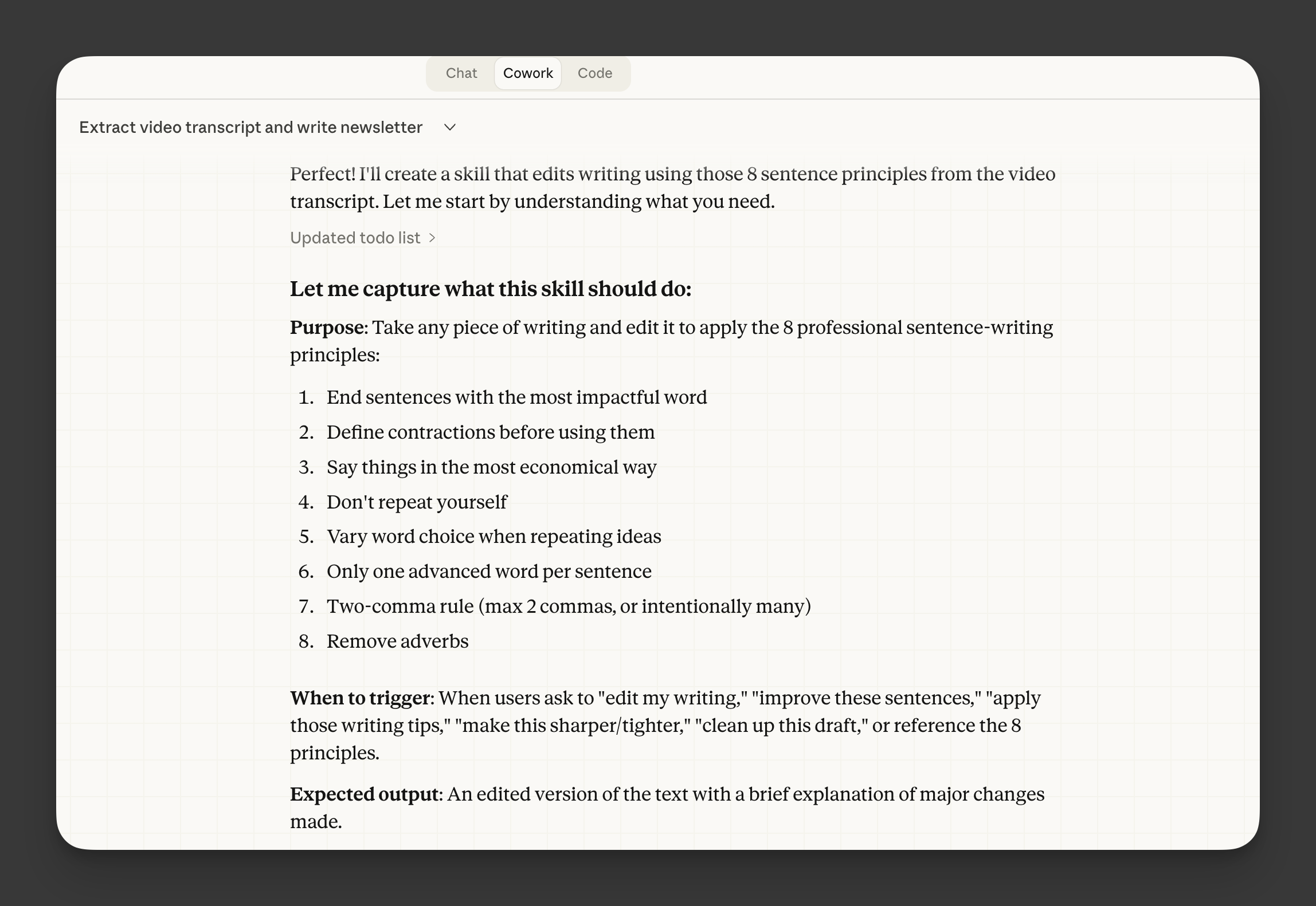 How to write powerful sentences