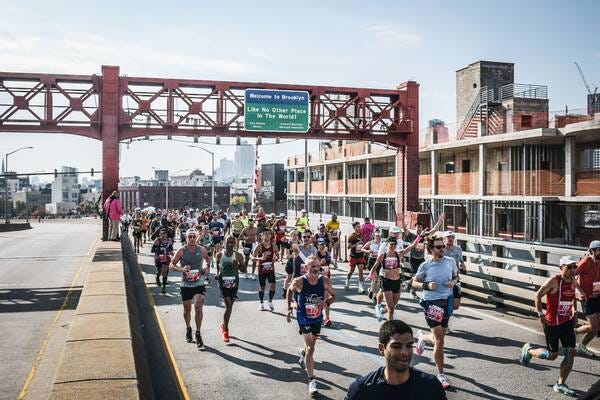 Crossing the Pulaski Bridge into Long Island City, Queens