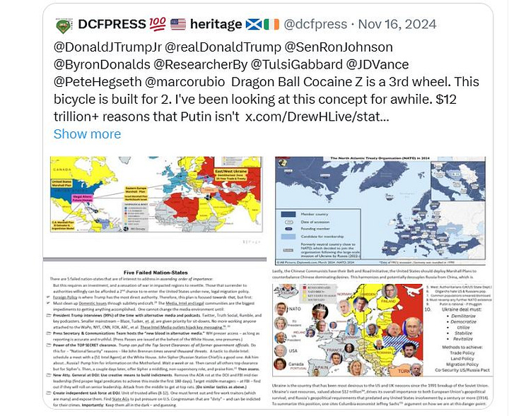 My Tweet v. East Europe HARD RIGHT Power