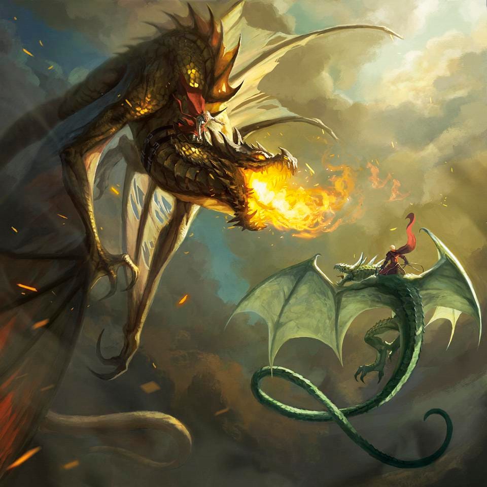 MoondancerAttacksSunfyre_MagaliVilleneuve